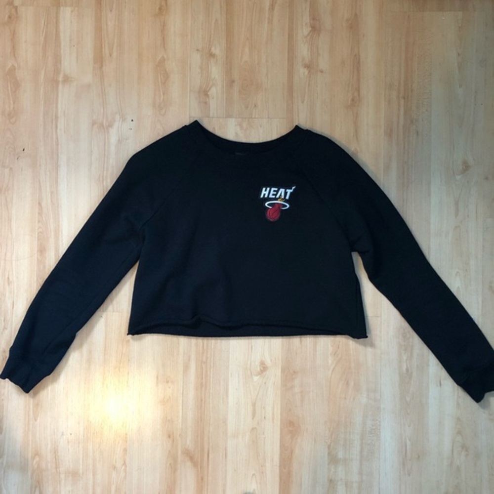 Miami Heat Crop Sweater